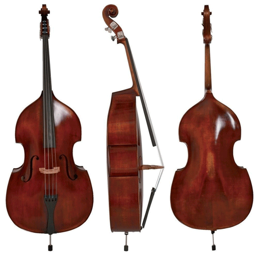 GEWA Walther 11 Rom antique Bass Gamba Shaped, Arched 5/8 - Musical Instrument Warehouse