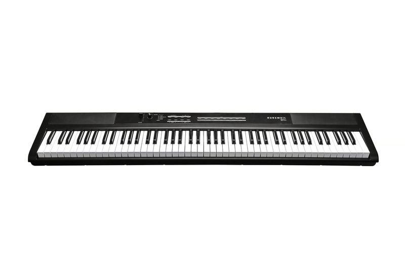 Kurzweil Ka S1 88-Key Semi-Weighted Hammer Action Digital Piano with 16 flagship Voices + Power Supply + Sustain Pedal (Black) - Musical Instrument Warehouse