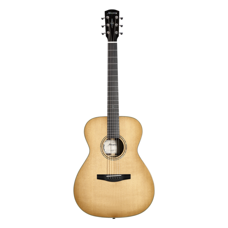 Alvarez LF70e Laureate Series Folk/OM Acoustic Electric Guitar with Gig Bag - Musical Instrument Warehouse