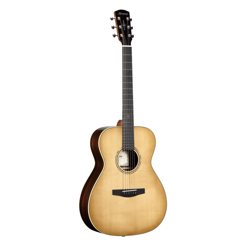 Alvarez LF70e Laureate Series Folk/OM Acoustic Electric Guitar with Gig Bag - Musical Instrument Warehouse