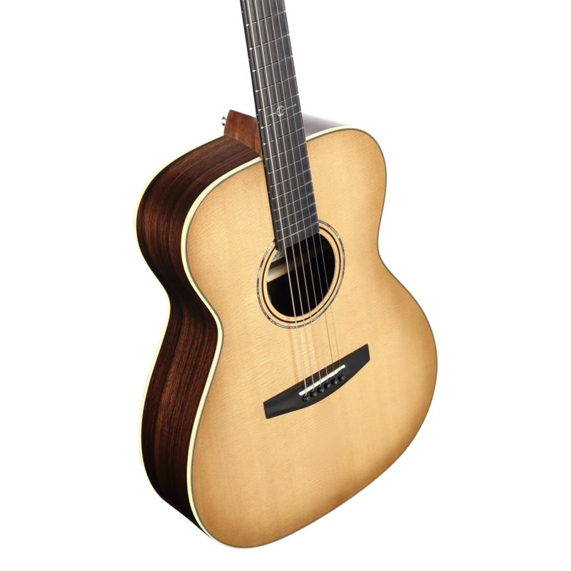 Alvarez LF70e Laureate Series Folk/OM Acoustic Electric Guitar with Gig Bag - Musical Instrument Warehouse
