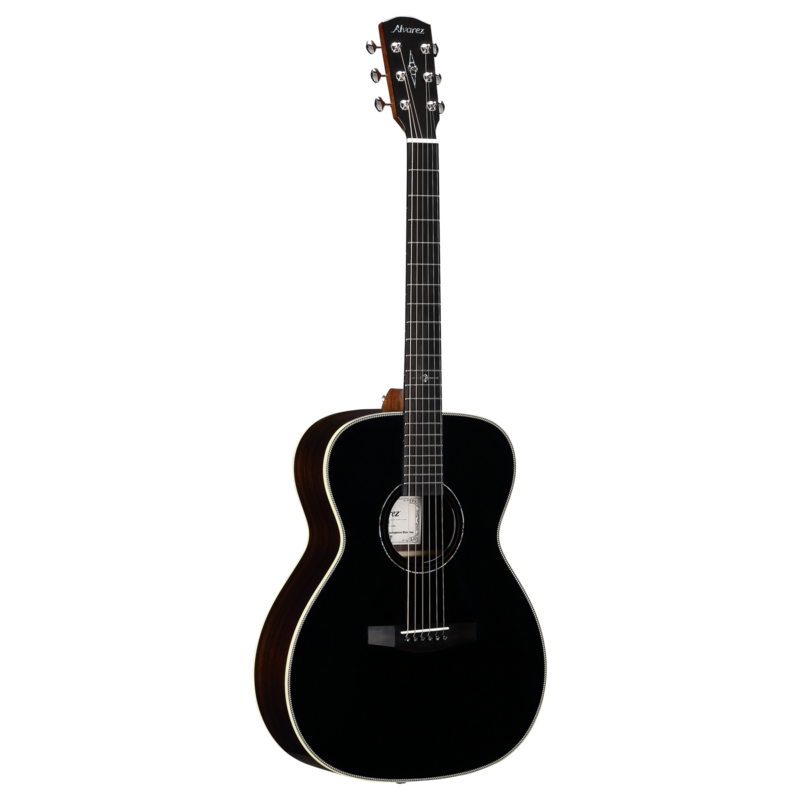 Alvarez LF70e Laureate Series Folk/OM Acoustic Electric Guitar with Gig Bag - Musical Instrument Warehouse