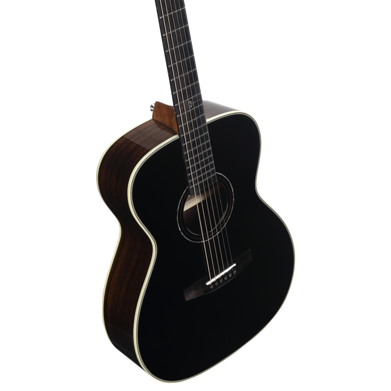 Alvarez LF70e Laureate Series Folk/OM Acoustic Electric Guitar with Gig Bag - Musical Instrument Warehouse