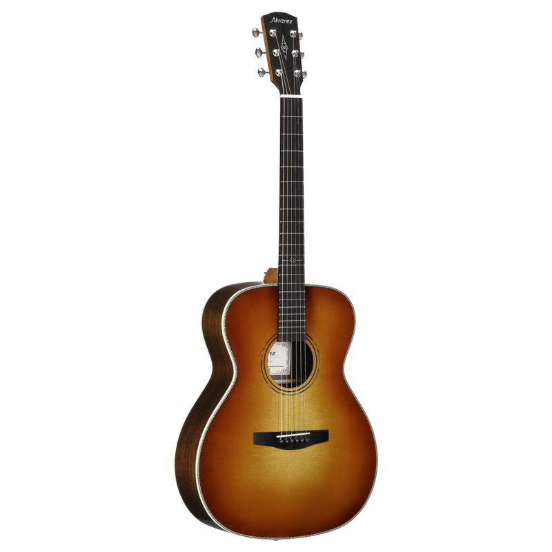 Alvarez LF70e Laureate Series Folk/OM Acoustic Electric Guitar with Gig Bag - Musical Instrument Warehouse