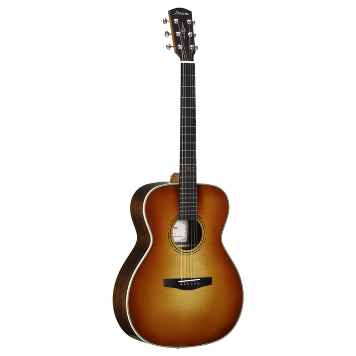 Alvarez LF70e Laureate Series Folk/OM Acoustic Electric Guitar with Gig Bag - Musical Instrument Warehouse