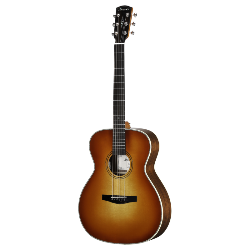 Alvarez LF70e Laureate Series Folk/OM Acoustic Electric Guitar with Gig Bag - Musical Instrument Warehouse