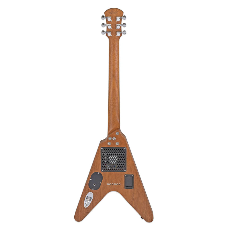 Pignose PGG-200V Legendary Travel Mini Electric Guitar With Gig Bag Stained Brown - Musical Instrument Warehouse