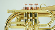 Carol Brass Pocket Flugelhorn - Taylor Phat Puppy Lacquer Finish - Musical Instrument Warehouse