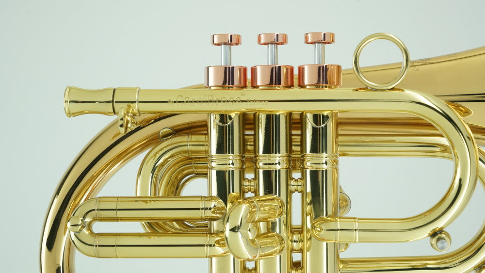 Carol Brass Pocket Flugelhorn - Taylor Phat Puppy Lacquer Finish - Musical Instrument Warehouse