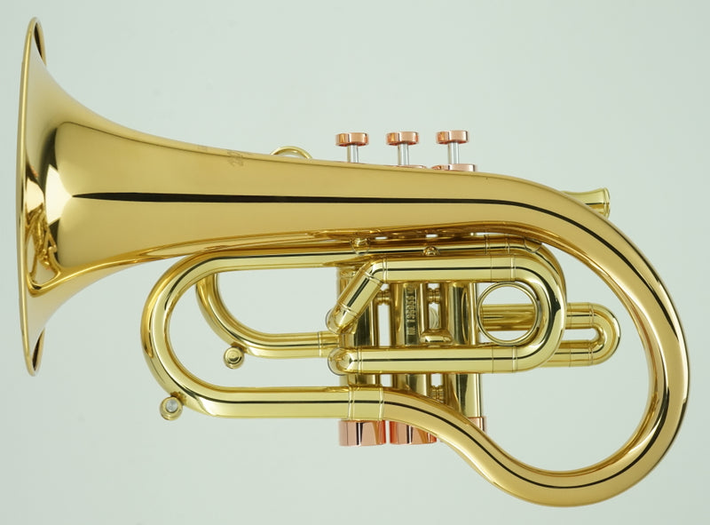 Carol Brass Pocket Flugelhorn - Taylor Phat Puppy Lacquer Finish - Musical Instrument Warehouse
