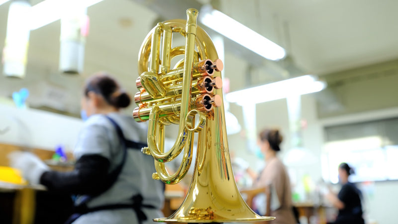 Carol Brass Pocket Flugelhorn - Taylor Phat Puppy Lacquer Finish - Musical Instrument Warehouse