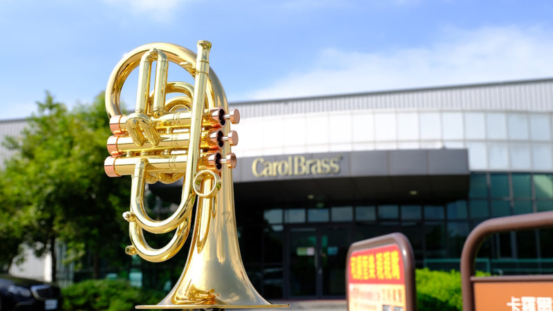 Carol Brass Pocket Flugelhorn - Taylor Phat Puppy Lacquer Finish - Musical Instrument Warehouse