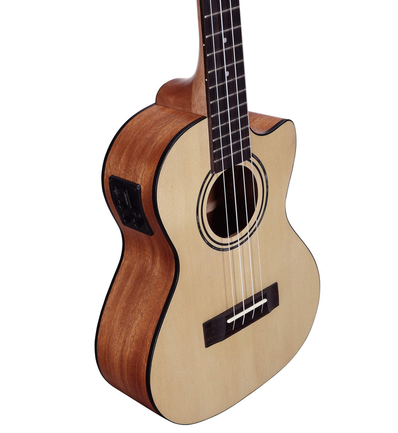 Alvarez RU-26TCE Regent Acoustic Electric with EQ & Tuner Tenor Ukulele Satin Natural - Musical Instrument Warehouse