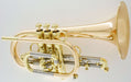 CarolBrass CCR-6880-GLS-C-L Professional Cornet with Case Lacquer Finish - Musical Instrument Warehouse