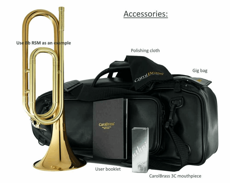 CarolBrass Regulation RSM-G All Around Bugle Lacquer Finish - Musical Instrument Warehouse