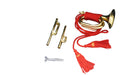 CarolBrass Mini Bugle C/Bb/G key All Around Lacquer Finish - Musical Instrument Warehouse