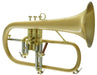 CarolBrass CFL-6200-GSS-Bb-SLB Professional Flugelhorn Satin Lacquer Bell - Musical Instrument Warehouse