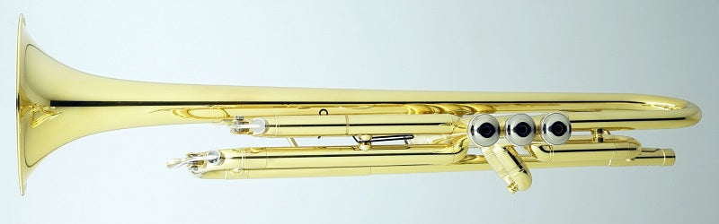CarolBrass CTR-2000H-YSS-Bb-L Trumpet Lacquered Finish - Musical Instrument Warehouse