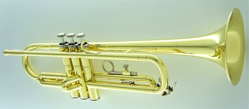 Carol Brass Student Model Trumpet – CTR‐1000H‐YSS‐Bb-L - Yellow Brass Lacquer Finish