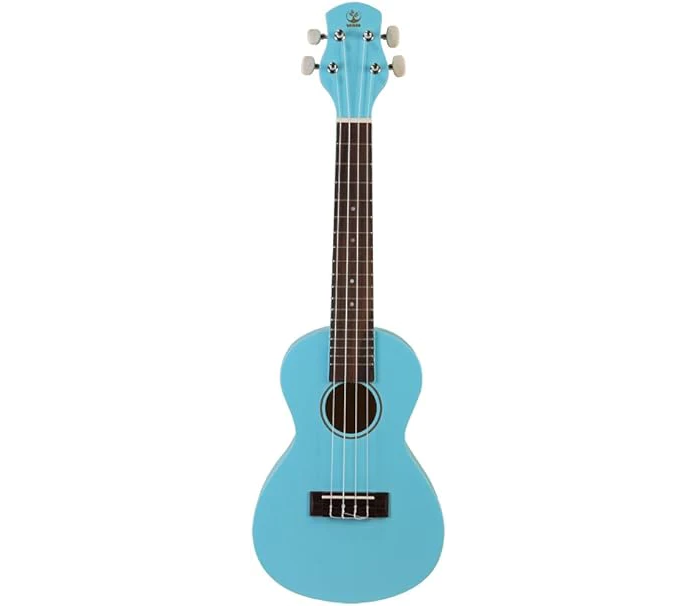 Umikoa UKSLB Soprano Ukulele with Bag Light Blue - Musical Instrument Warehouse