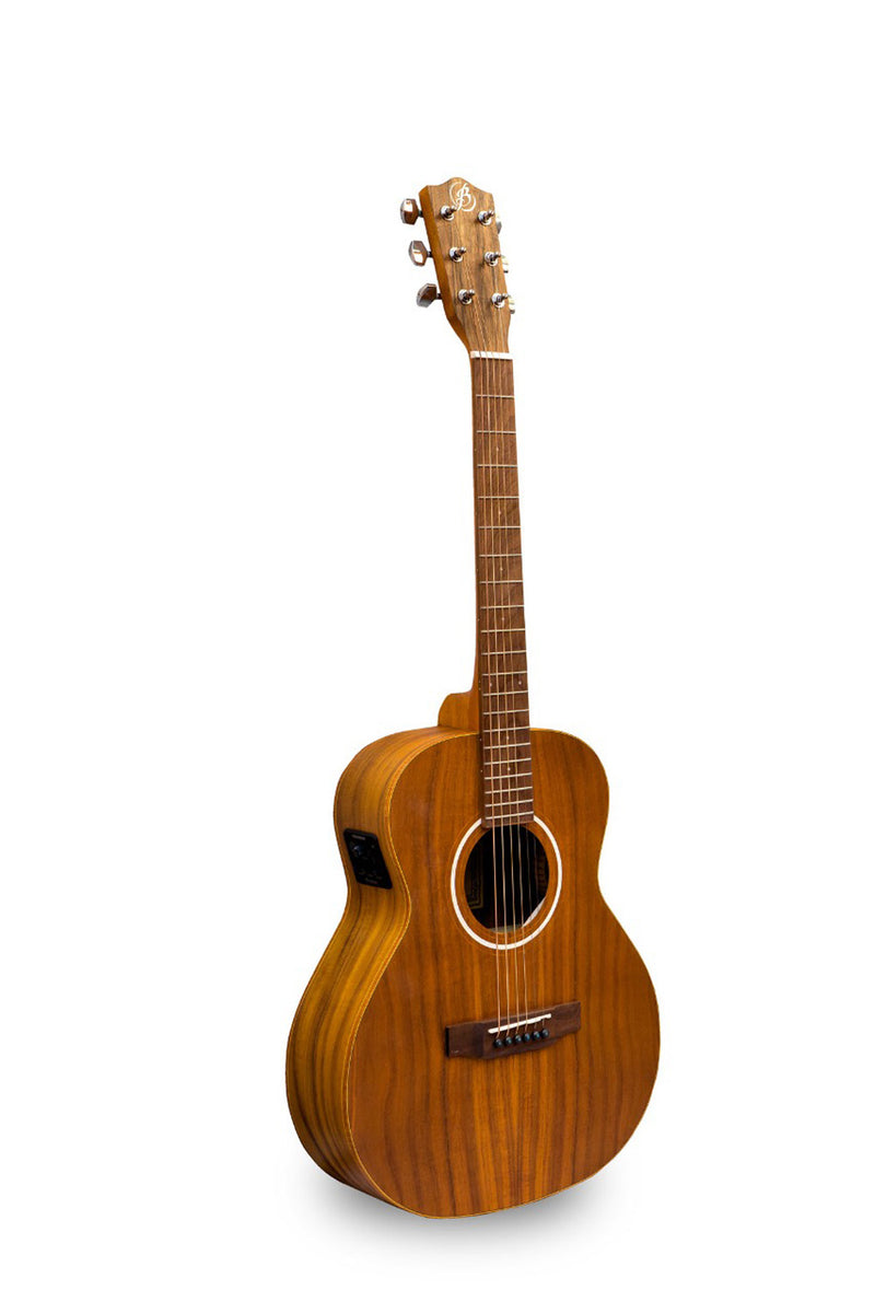 Bamboo 38" KOA Vision Acoustic Guitar With EQ FISHMAN And Gig Bag - Musical Instrument Warehouse