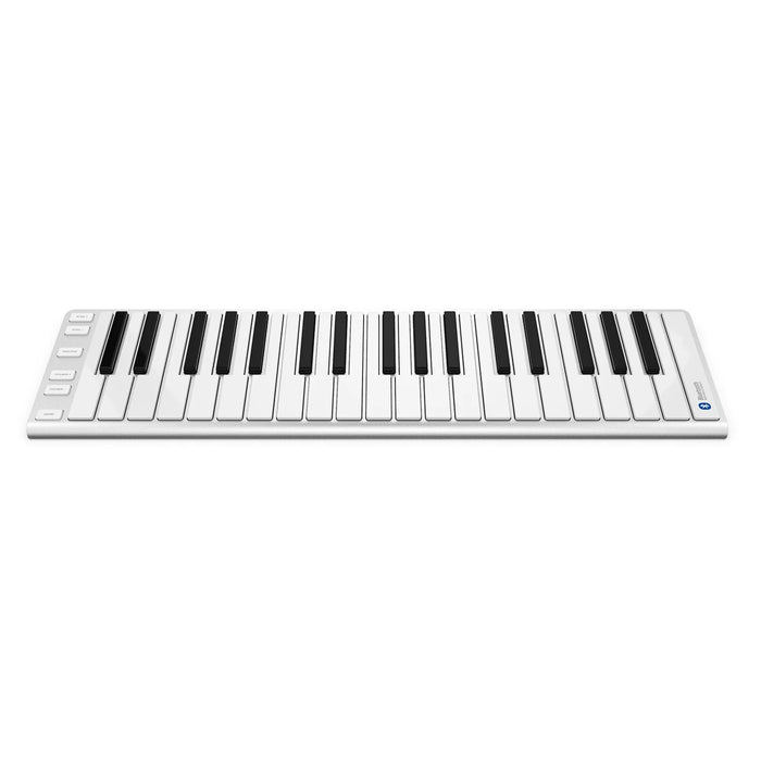 Xkey 37 USB MIDI keyboard controller - Apple-style ultra-thin aluminum frame, 37 full-size velocity-sensitive keys, polyphonic aftertouch, plug & play on iPad, iPhone, Mac, PC