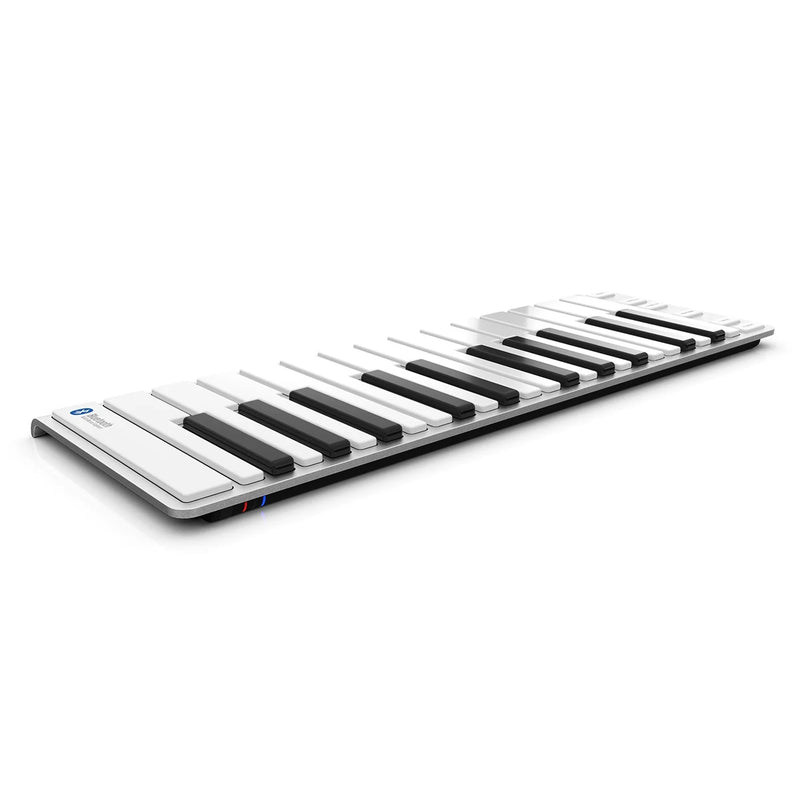 Xkey Air 25 Bluetooth MIDI keyboard controller - Ultra low latency, Apple-style ultra-thin aluminum frame, 25 full-size velocity-sensitive keys, polyphonic aftertouch, for iPad, iPhone, Mac - Musical Instrument Warehouse