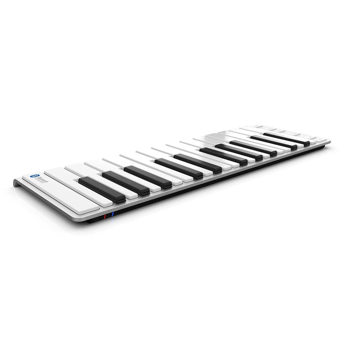 Xkey Air 25 Bluetooth MIDI keyboard controller - Ultra low latency, Apple-style ultra-thin aluminum frame, 25 full-size velocity-sensitive keys, polyphonic aftertouch, for iPad, iPhone, Mac