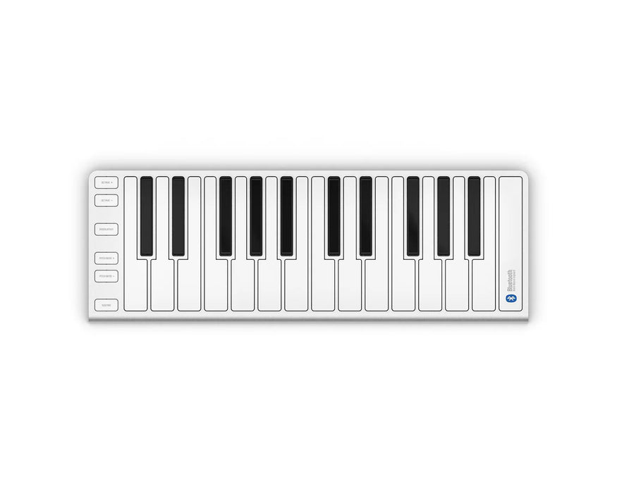 Xkey Air 25 Bluetooth MIDI keyboard controller - Ultra low latency, Apple-style ultra-thin aluminum frame, 25 full-size velocity-sensitive keys, polyphonic aftertouch, for iPad, iPhone, Mac