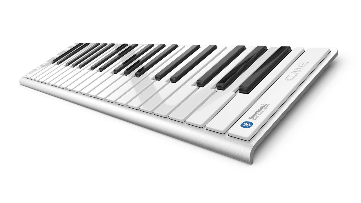 Xkey Air 37 Bluetooth MIDI keyboard controller - Ultra low latency, Apple-style ultra-thin aluminum frame, 37 full-size velocity-sensitive keys, polyphonic aftertouch, for iPad, iPhone, Mac