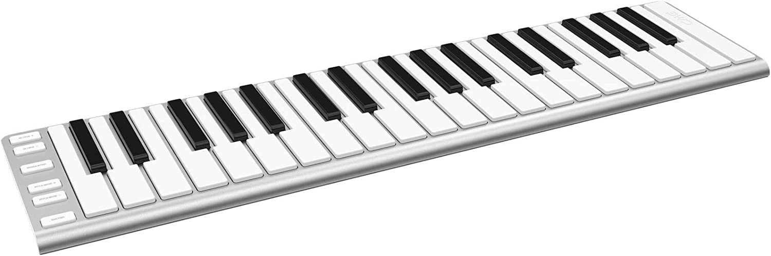 Xkey 37 USB MIDI keyboard controller - Apple-style ultra-thin aluminum frame, 37 full-size velocity-sensitive keys, polyphonic aftertouch, plug & play on iPad, iPhone, Mac, PC