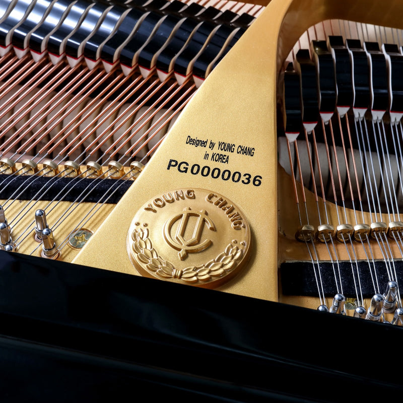 Young Chang YC152E 5’ Baby Grand Piano Ebony - Musical Instrument Warehouse