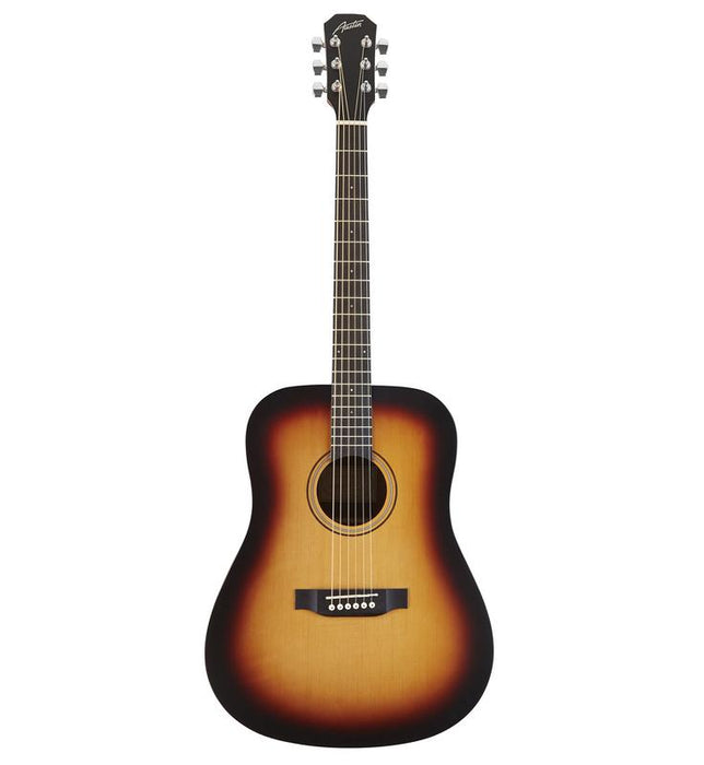 Austin AA25-DS Dreadnought Acoustic Guitar Satin Finish