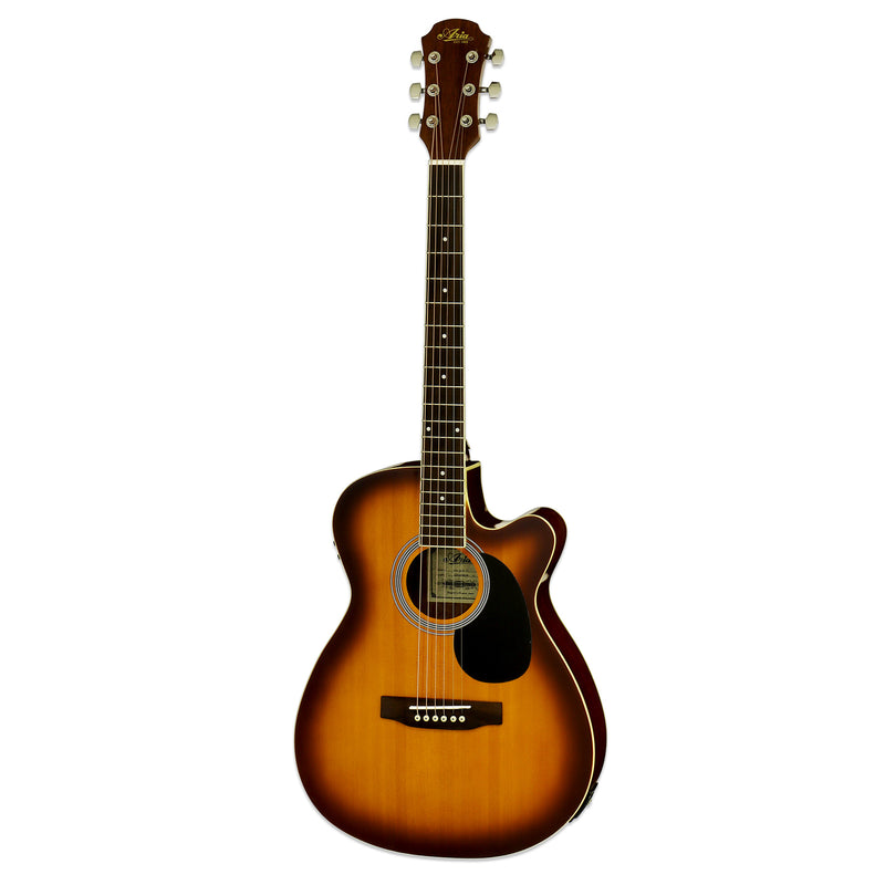 Aria AFN-15CE Acoustic Electric Guitar W/Cutaway EQ - Musical Instrument Warehouse
