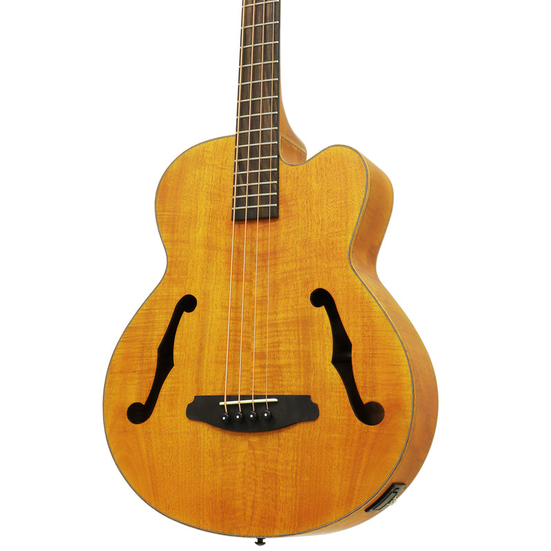 Aria FEB - F2M Electro Acoustic Bass 814MM Medium Scale - Musical Instrument Warehouse