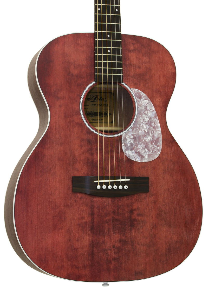 Aria 101UP Urban Player Acoustic Guitar Spruce Top - Musical Instrument Warehouse