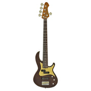 Aria Pro II 313-BB/5 -Detroit Electric Bass Guitar Bourbon Barrel Finish 5-Strings - Musical Instrument Warehouse