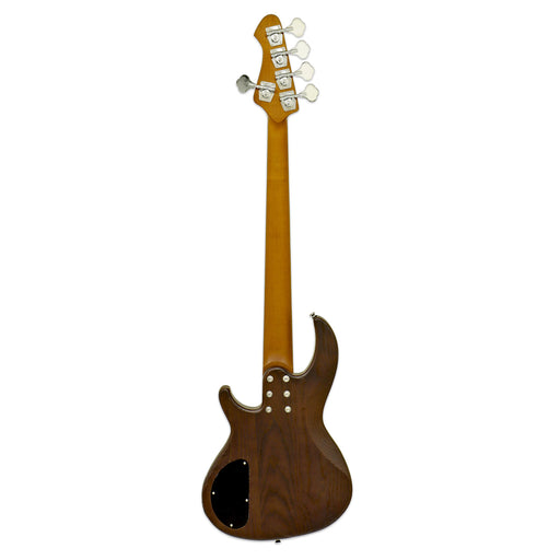 Aria Pro II 313-BB/5 -Detroit Electric Bass Guitar Bourbon Barrel Finish 5-Strings - Musical Instrument Warehouse