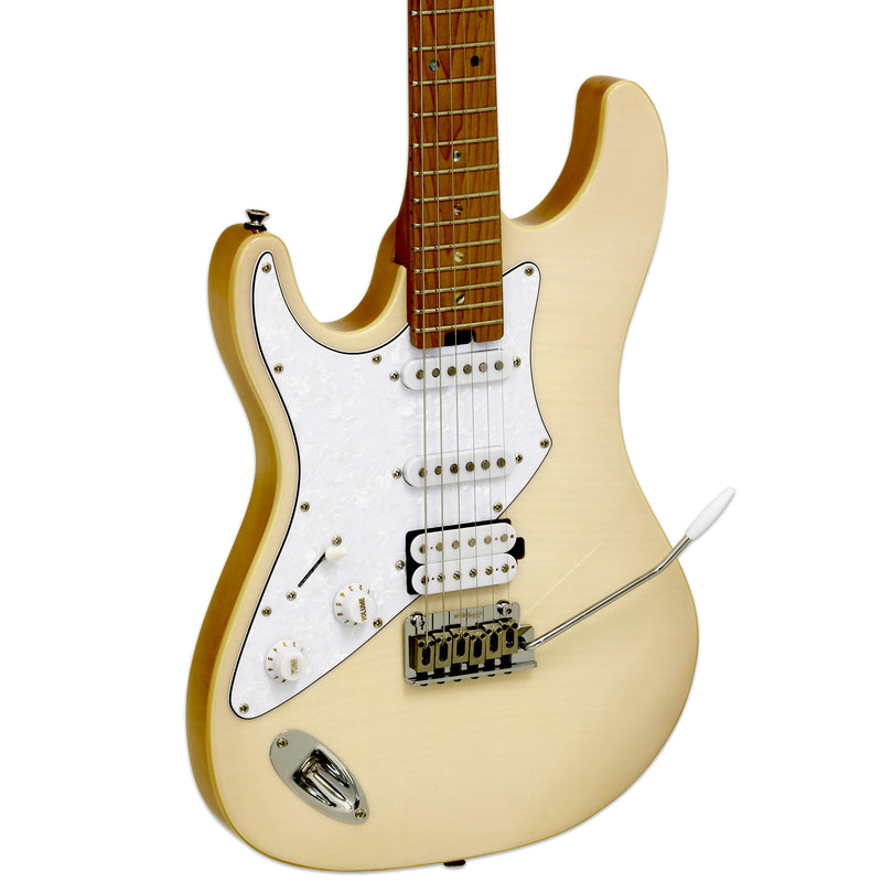 Arai Pro II 714-JH Fullerton Series Tribute Electric Guitar Collection Marble White - Musical Instrument Warehouse