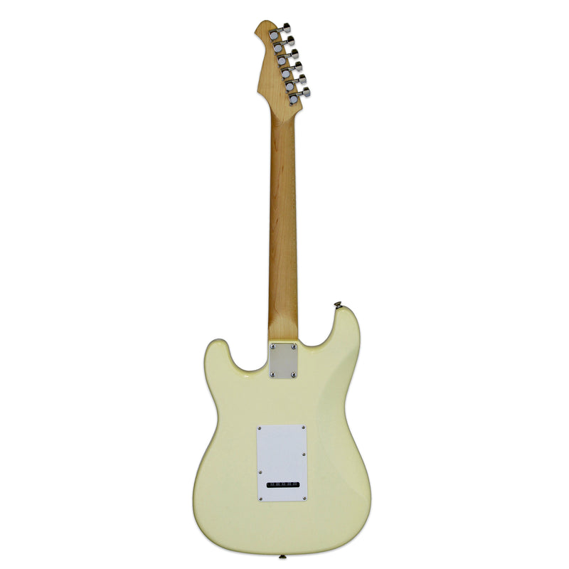 Aria Pro II STG-003SPL Vintage White Electric Guitar - Musical Instrument Warehouse