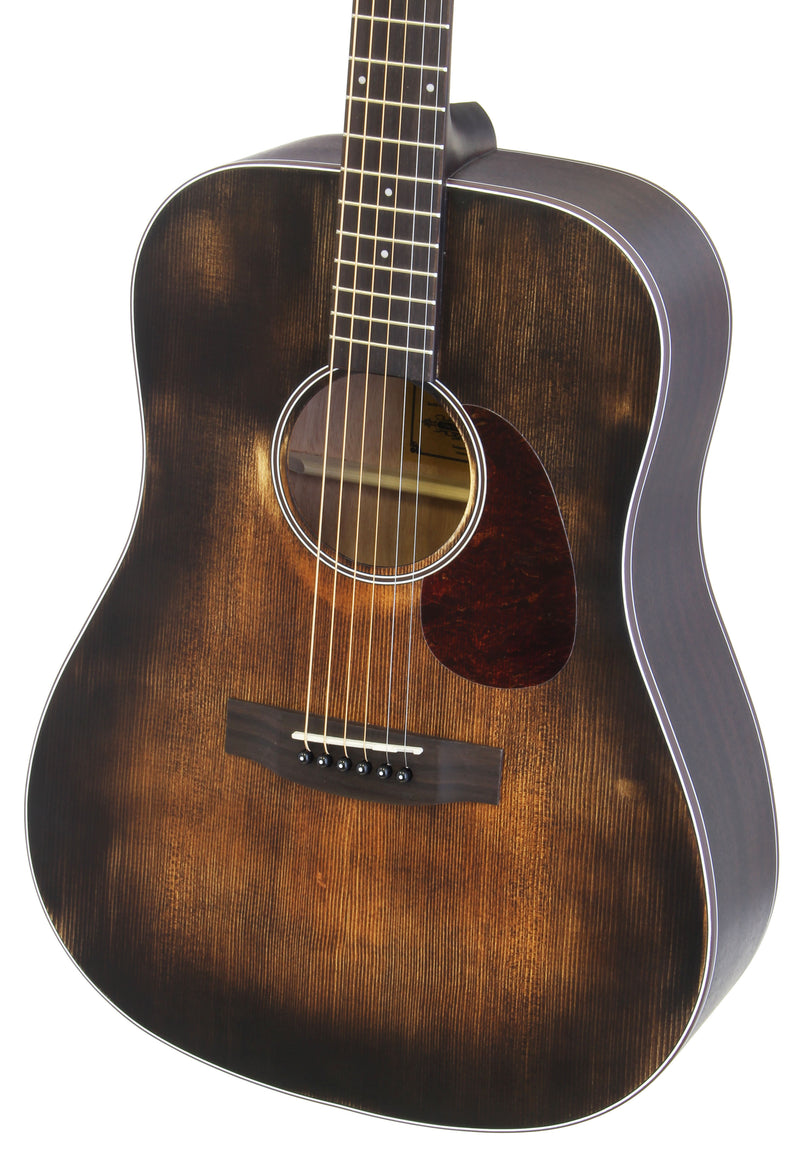 Aria Dreadnought 111DP Delta Player Muddy Brown - Musical Instrument Warehouse