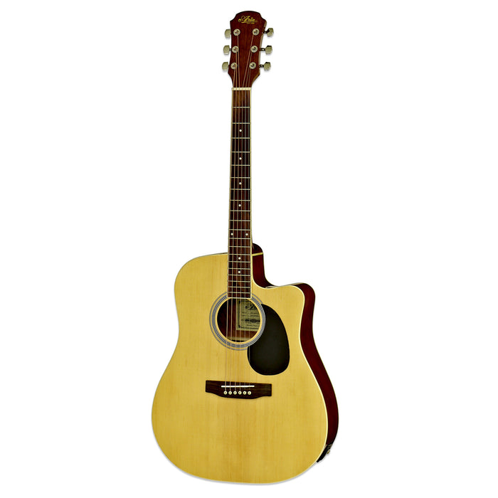 Aria AWN-15CE Acoustic Electric Guitar W/Cutaway EQ