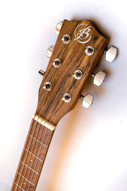 Bamboo 38" KOA Vision Acoustic Guitar With EQ FISHMAN And Gig Bag - Musical Instrument Warehouse