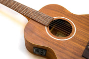 Bamboo 38" KOA Vision Acoustic Guitar With EQ FISHMAN And Gig Bag - Musical Instrument Warehouse