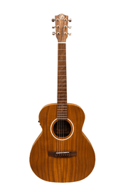Bamboo 38" KOA Vision Acoustic Guitar With EQ FISHMAN And Gig Bag - Musical Instrument Warehouse