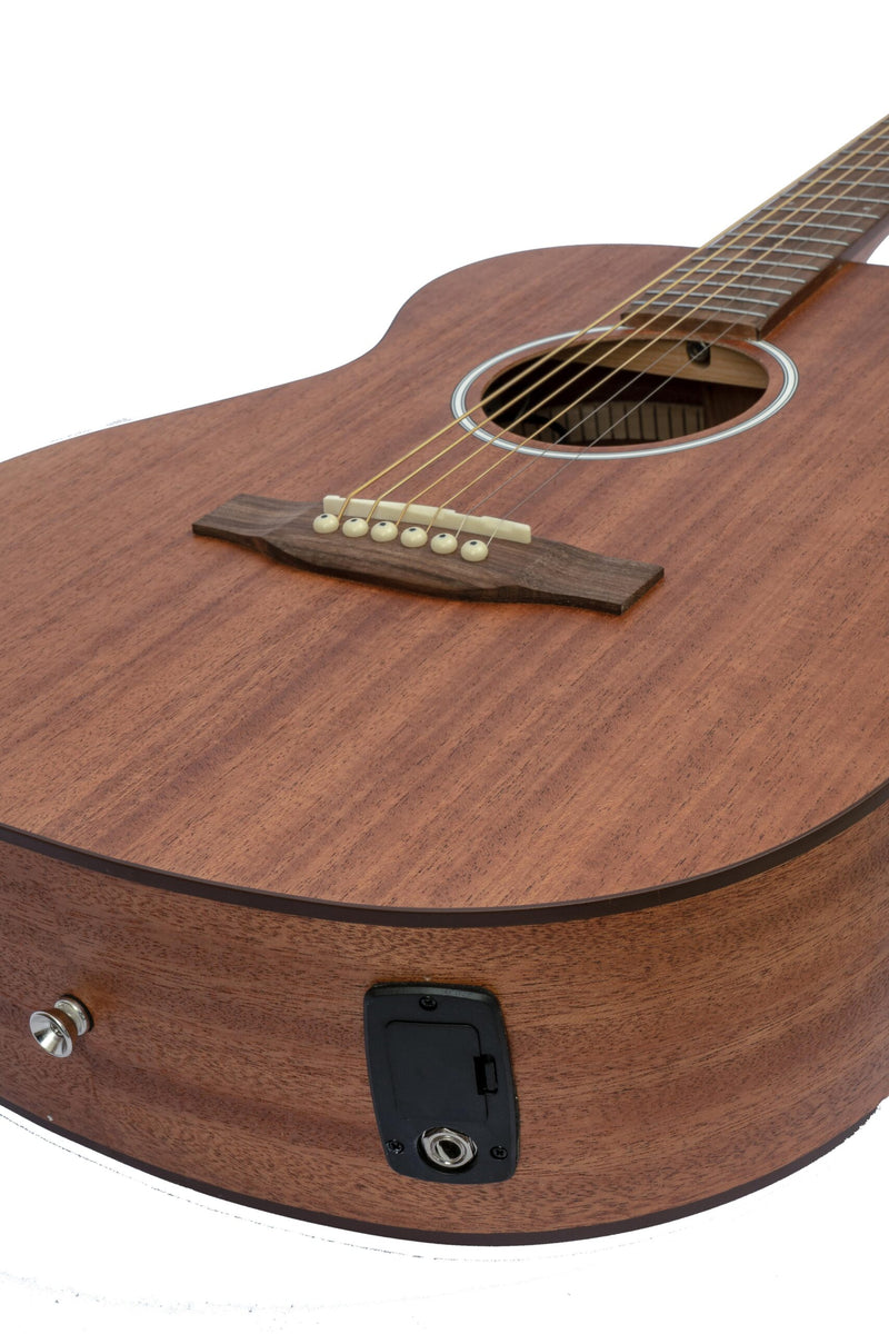 Bamboo 38" Mahogany Vision Acoustic Guitar With EQ - Musical Instrument Warehouse