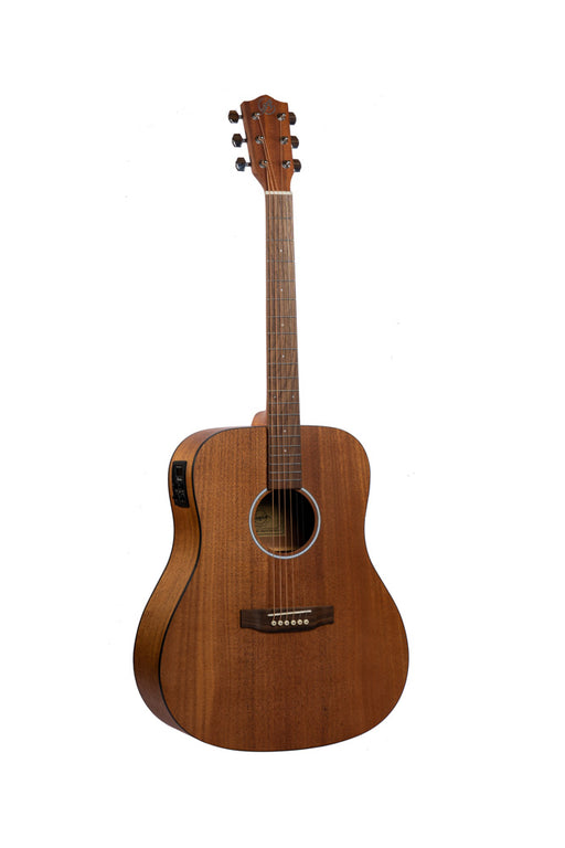 Bamboo Dreadnought 41" Mahogany Harmony Acoustic Guitar With EQ - Musical Instrument Warehouse