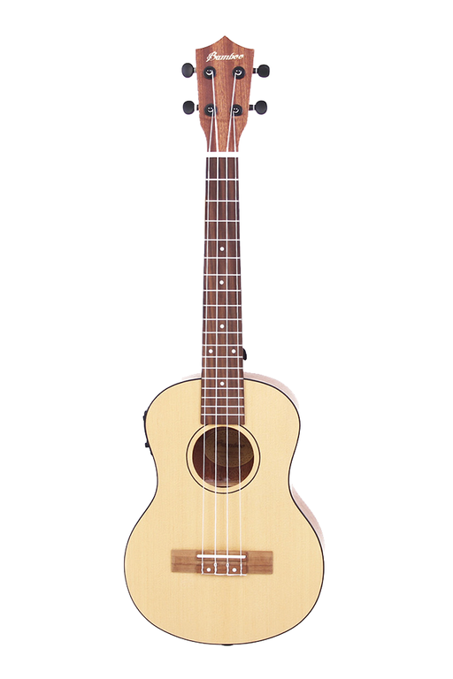Bamboo Natural Classic Tenor w/EQ Ukulele - Musical Instrument Warehouse