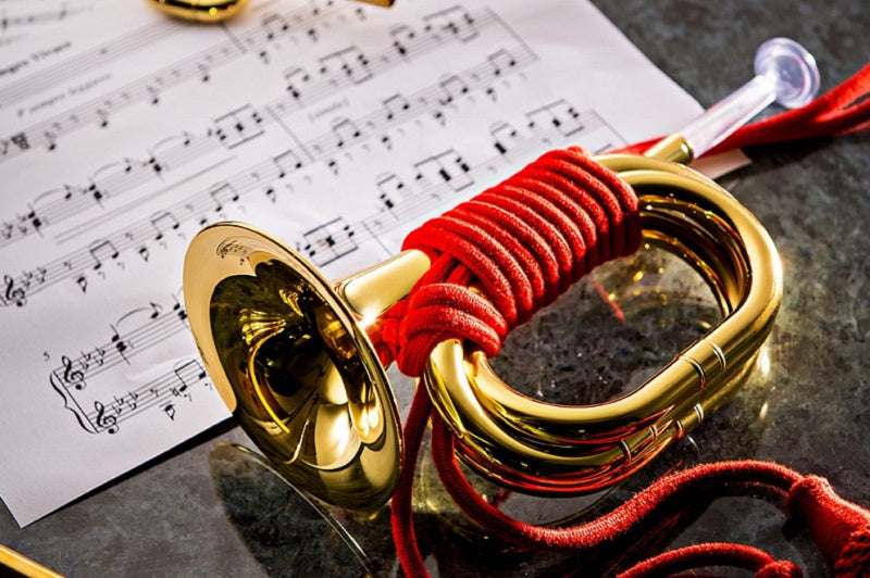 CarolBrass Mini Bugle C/Bb/G key All Around Lacquer Finish - Musical Instrument Warehouse