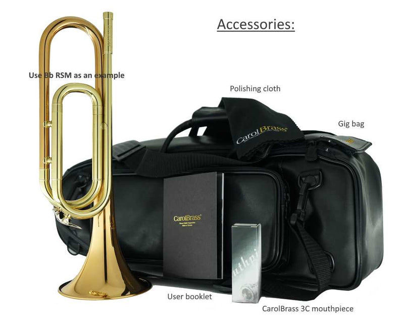 CarolBrass Regulation RSM-Bb All Around Bugle Lacquer Finish - Musical Instrument Warehouse